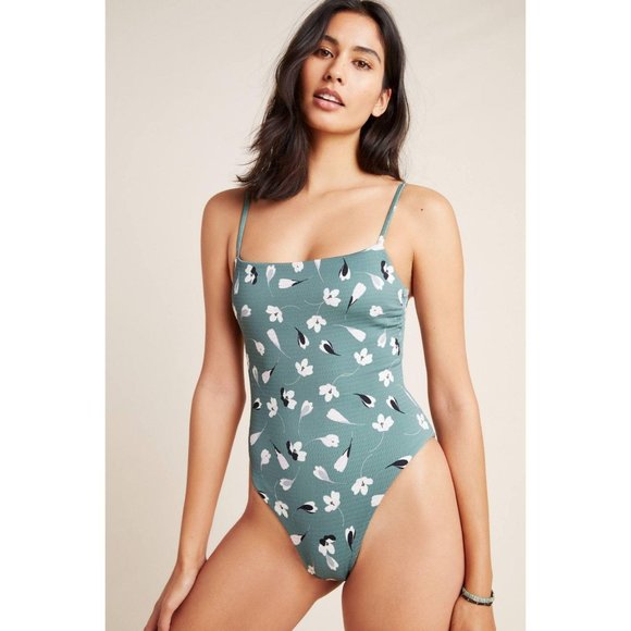 Anthropologie Vitamin A Jenna Textured Swimsuit - Picture 1 of 10